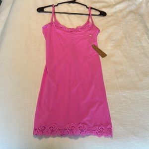 SKIMS Fits Everybody Lace Slip Dress
